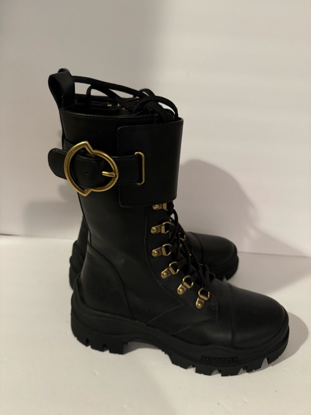 Moncler combat boots
